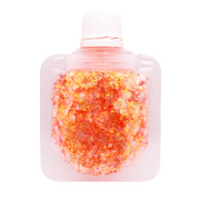 Hot Coral Glitter Gelly