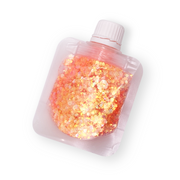 Hot Coral Glitter Gelly